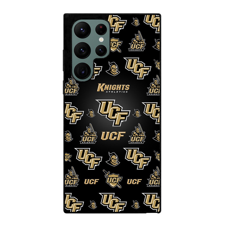 UCF KNIGHTS LOGO COLLAGE Samsung Galaxy S22 Ultra Case Cover