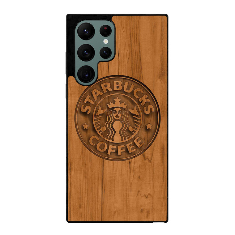 STARBUCKS COFFEE WOODEN Samsung Galaxy S22 Ultra Case Cover