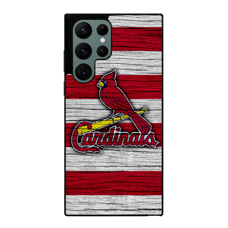 ST LOUIS CARDINALS WOODEN Samsung Galaxy S22 Ultra Case Cover