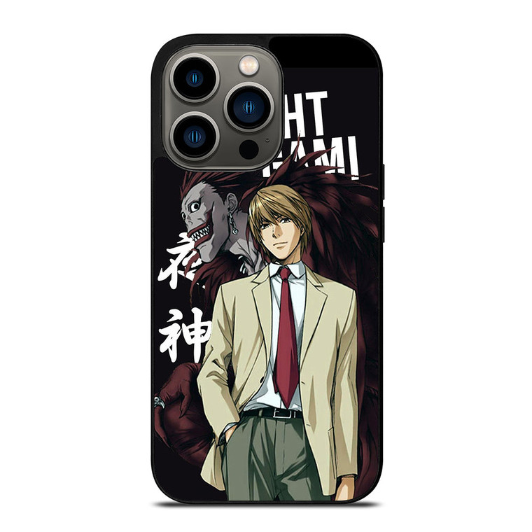 LIGHT YAGAMI DEATH NOTE ANIME iPhone 13 Pro Case Cover