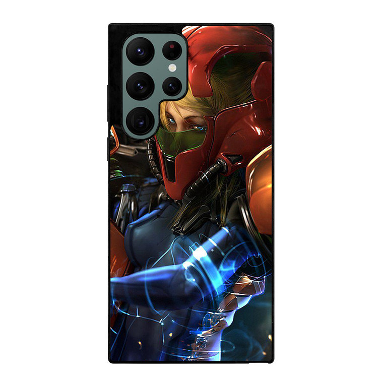 SAMUS ARAN METROID Samsung Galaxy S22 Ultra Case Cover