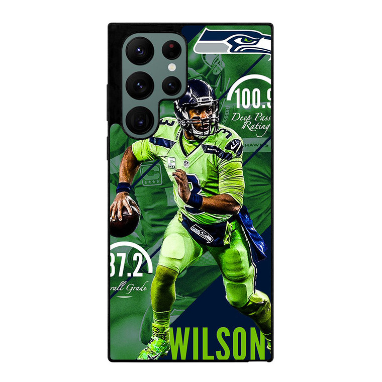 RUSSELL WILSON SEAHAWKS Samsung Galaxy S22 Ultra Case Cover