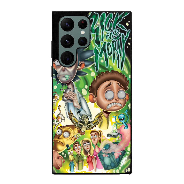 RICK AND MORTY ART 1 Samsung Galaxy S22 Ultra Case Cover
