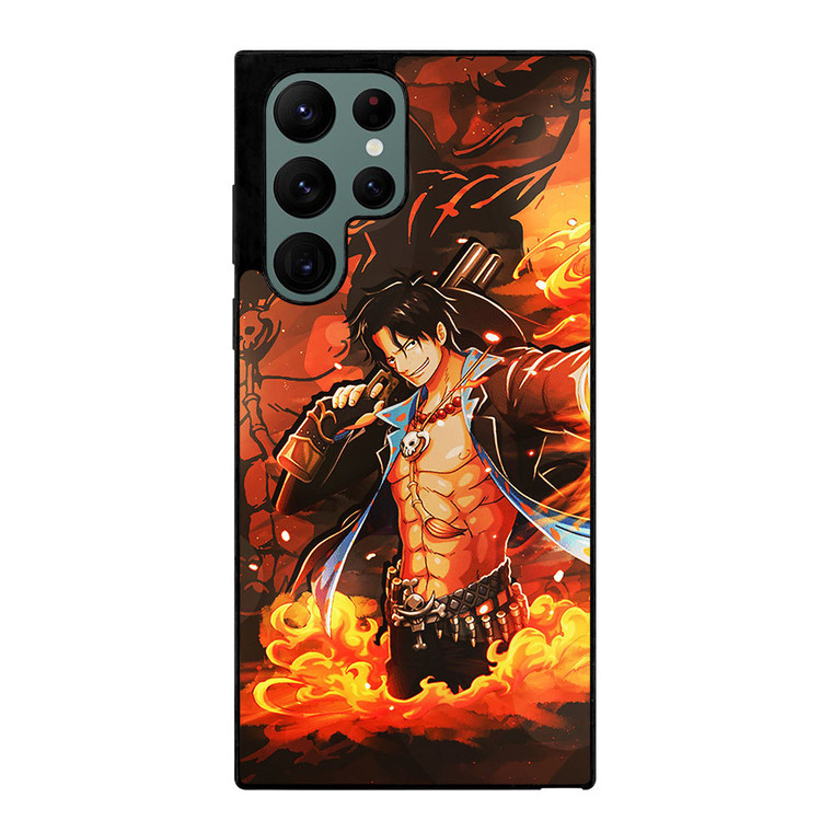 PORTGAS D ACE ONE PIECE Samsung Galaxy S22 Ultra Case Cover