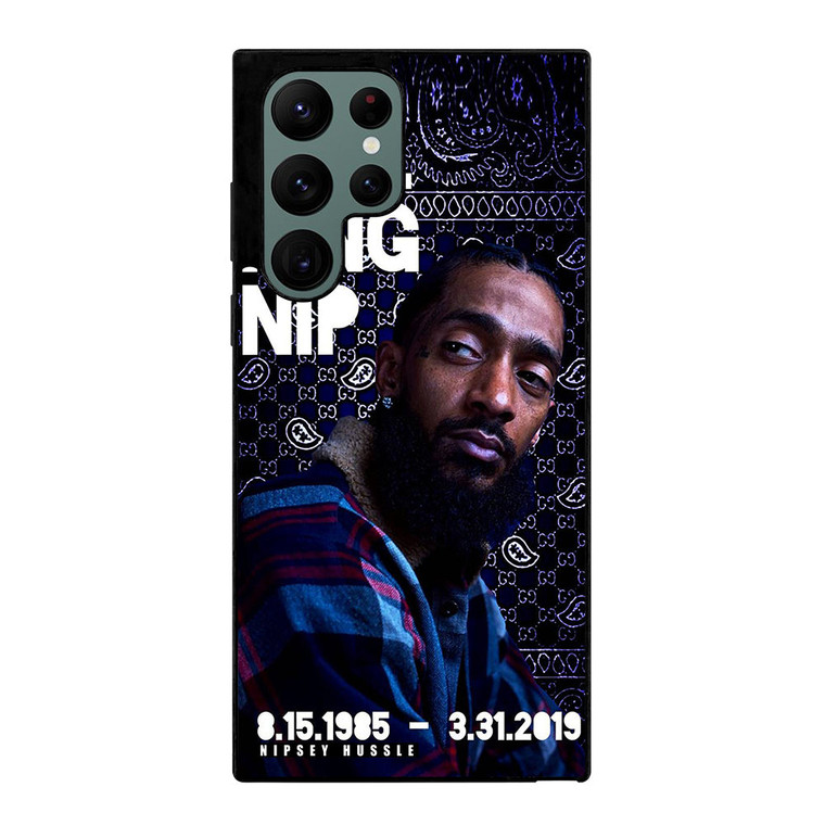 NIPSEY HUSSLE KING NIP Samsung Galaxy S22 Ultra Case Cover