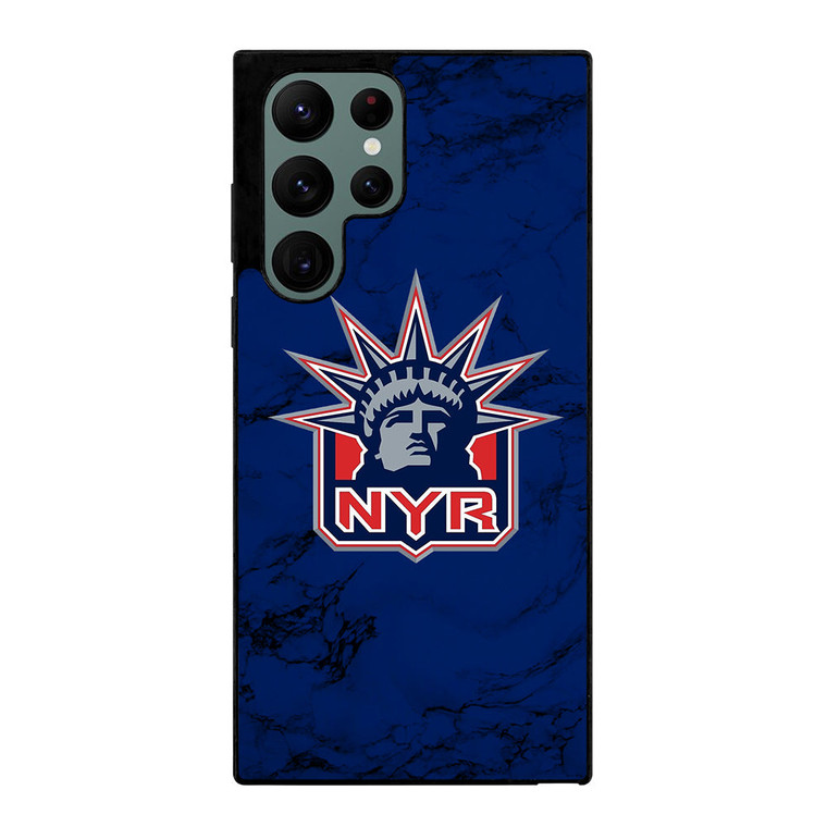 NEW YORK RANGERS MARBLE Samsung Galaxy S22 Ultra Case Cover