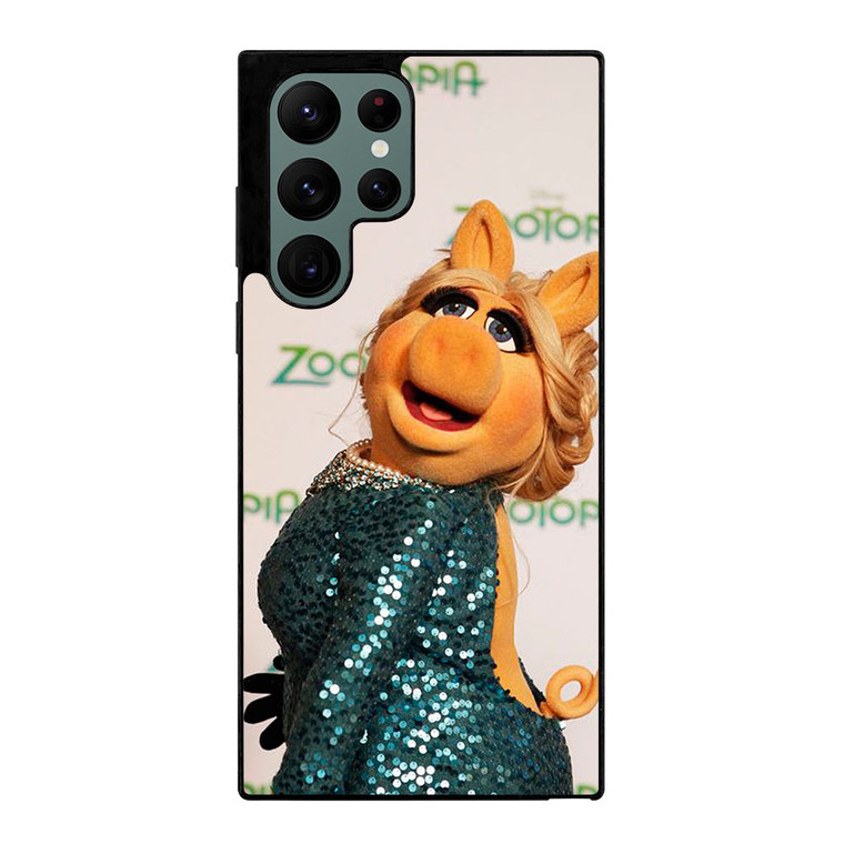 MUPPETS MISS PIGGY ZOOTOPIA Samsung Galaxy S22 Ultra Case Cover