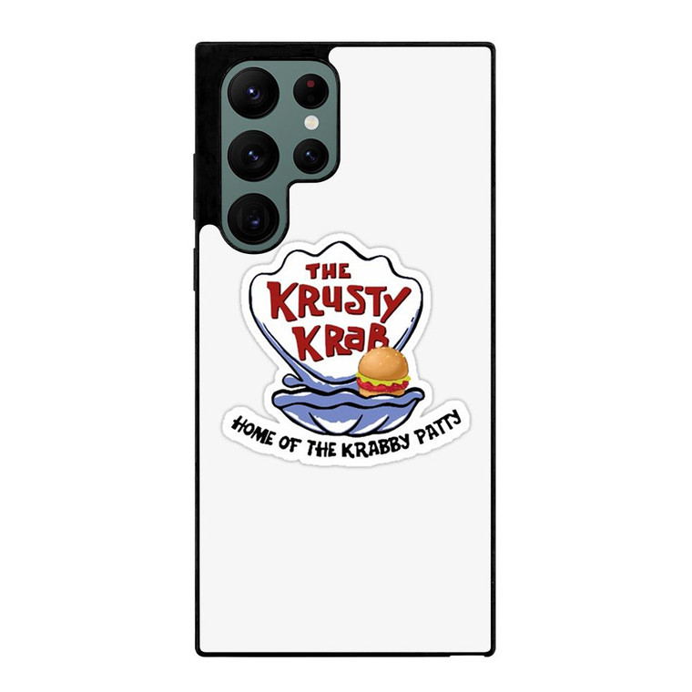 KRUSTY KRAB SPONGEBOB LOGO Samsung Galaxy S22 Ultra Case Cover