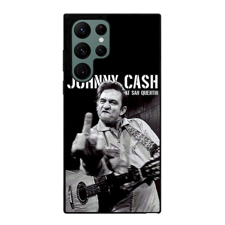 JOHNNY CASH MIDDLE FINGER Samsung Galaxy S22 Ultra Case Cover