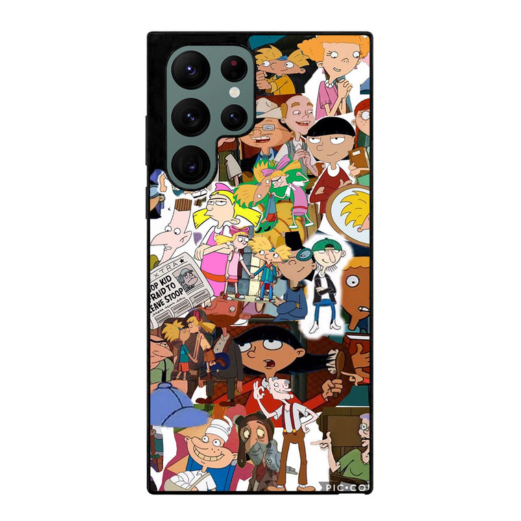 HEY ARNOLD COLLAGE Samsung Galaxy S22 Ultra Case Cover