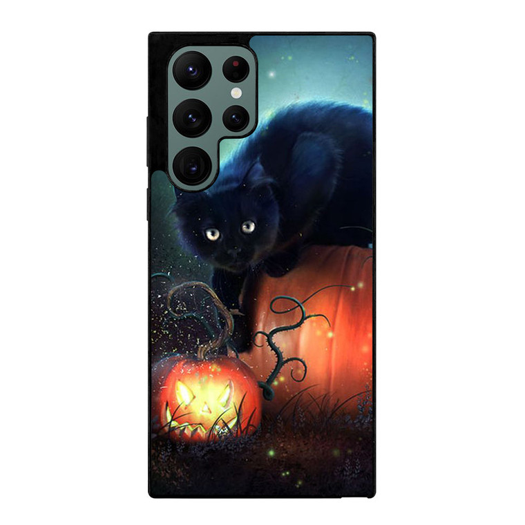 HALLOWEEN CAT 2 Samsung Galaxy S22 Ultra Case Cover