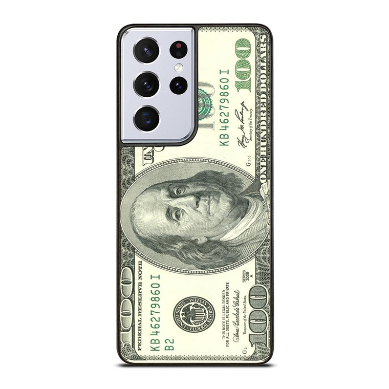 $100 DOLLAR BILL MONEY Samsung Galaxy S21 Ultra Case Cover