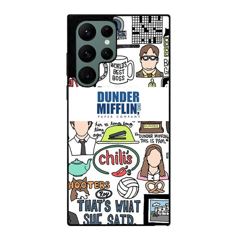 DUNDER MIFFLIN COLLAGE Samsung Galaxy S22 Ultra Case Cover