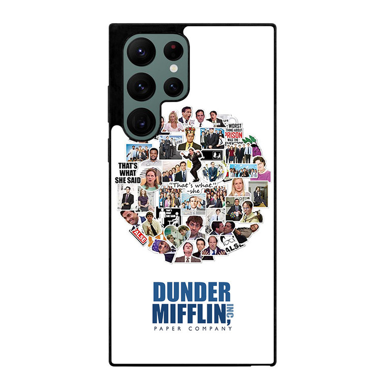 DUNDER MIFFLIN COLLAGE 2 Samsung Galaxy S22 Ultra Case Cover