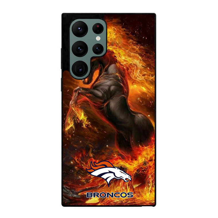 DENVER BRONCOS HORSE Samsung Galaxy S22 Ultra Case Cover