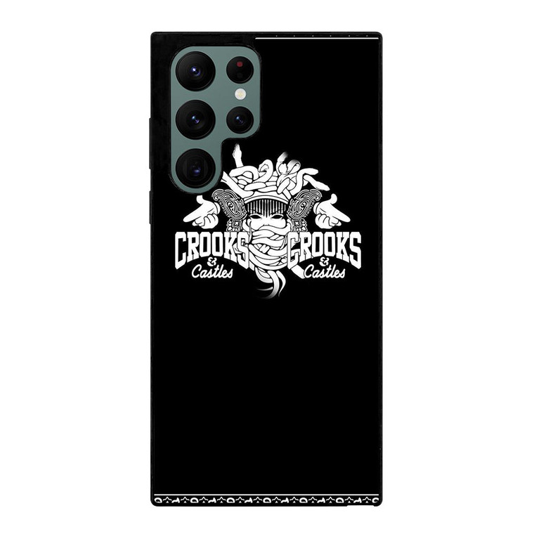 CROOKS AND CASTLES LOGO Samsung Galaxy S22 Ultra Case Cover