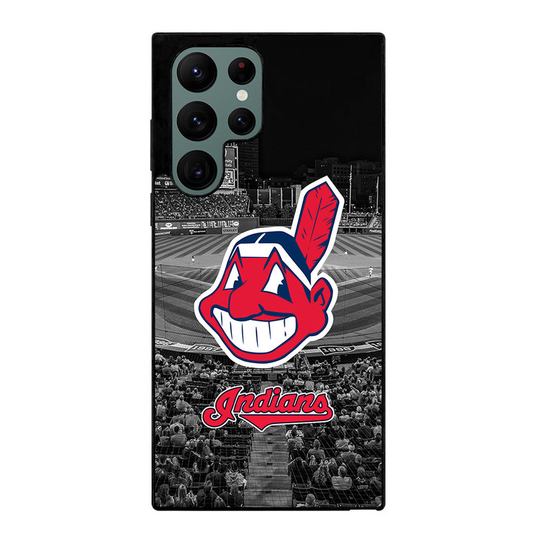 CLEVELAND INDIANS MLB ICON Samsung Galaxy S22 Ultra Case Cover