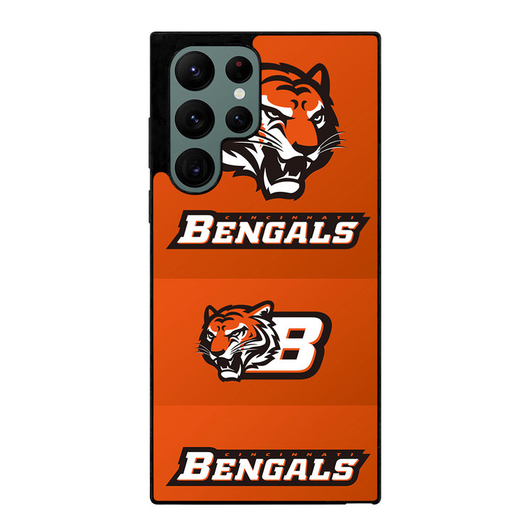 CINCINNATI BENGALS LOGO Samsung Galaxy S22 Ultra Case Cover