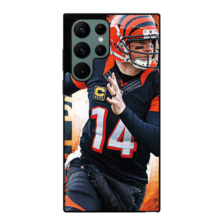 CINCINNATI BENGALS ANDY DALTON Samsung Galaxy S22 Ultra Case Cover