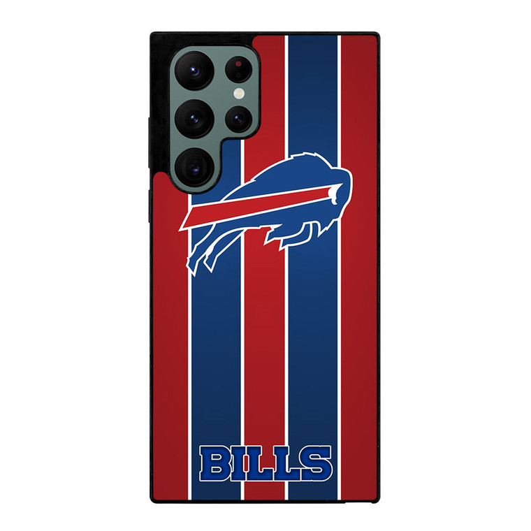 BUFFALO BILLS STRIPE Samsung Galaxy S22 Ultra Case Cover