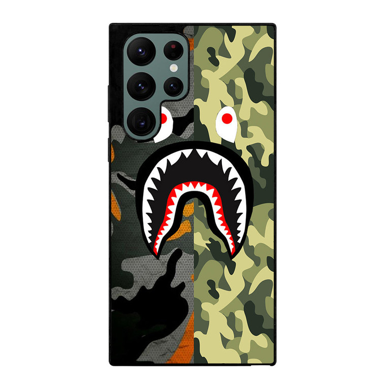 BAPE CAMO SHARK Samsung Galaxy S22 Ultra Case Cover