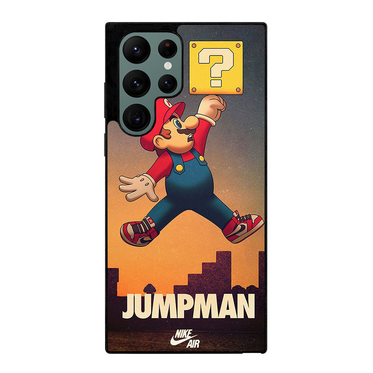 AIR JORDAN X MARIO BROS Samsung Galaxy S22 Ultra Case Cover