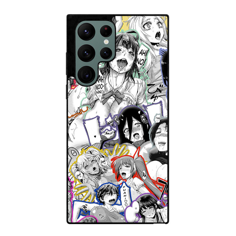 AHEGAO FACE ANIME 1 Samsung Galaxy S22 Ultra Case Cover