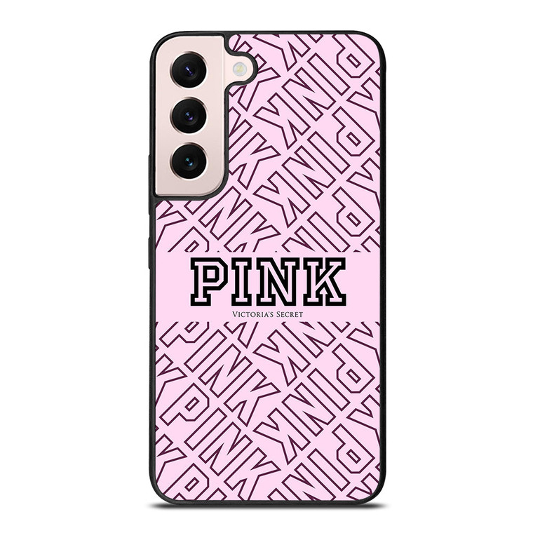 VICTORIA'S SECRET PINK LOGO PATTERN Samsung Galaxy S22 Plus Case Cover