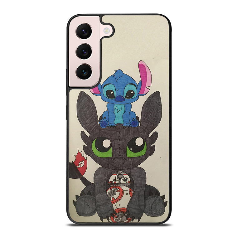 TOOTHLESS AND STITCH Samsung Galaxy S22 Plus Case Cover