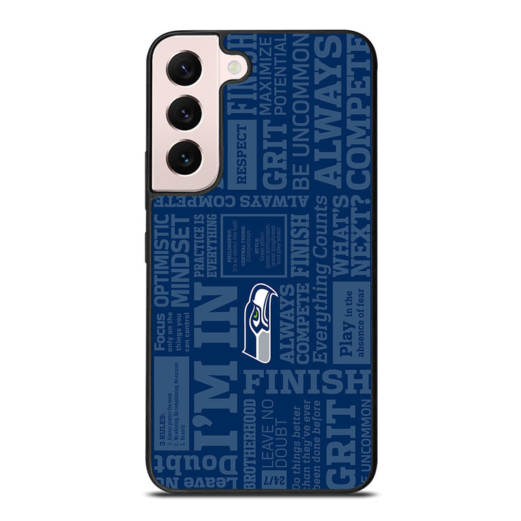 SEATTLE SEAHAWKS MANTRA Samsung Galaxy S22 Plus Case Cover