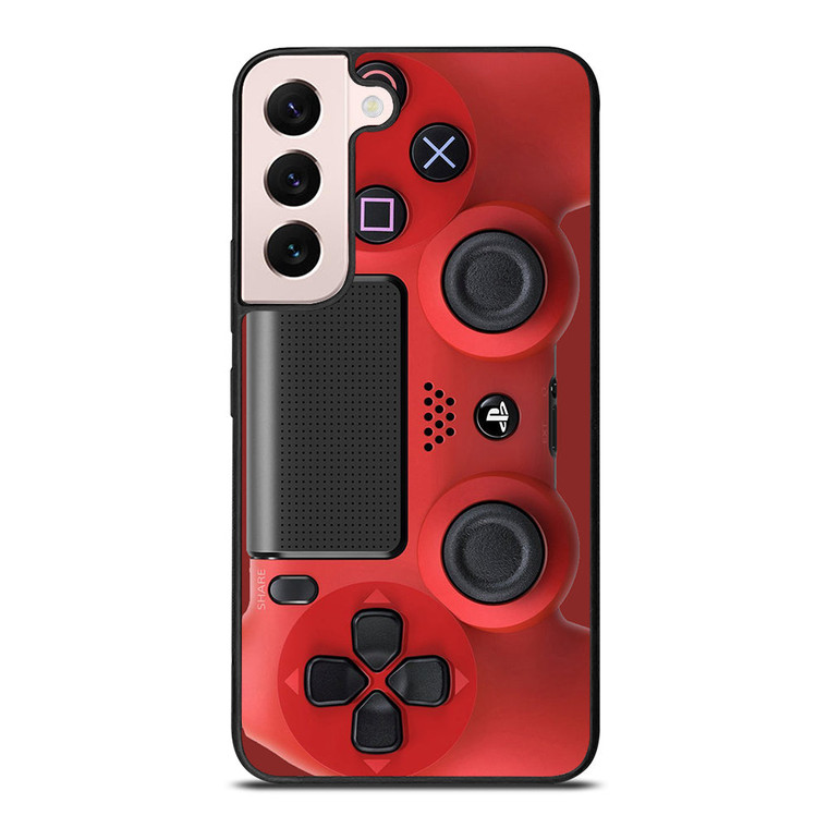 PS4 CONTROLLER PLAYSTATION RED Samsung Galaxy S22 Plus Case Cover