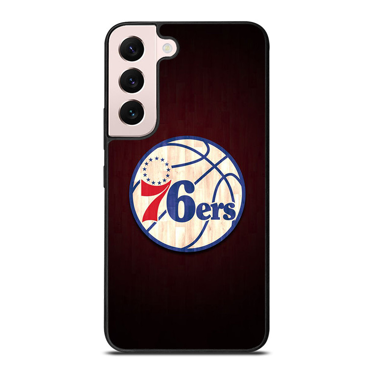 PHILADELPHIA 76ERS WOODEN LOGO Samsung Galaxy S22 Plus Case Cover