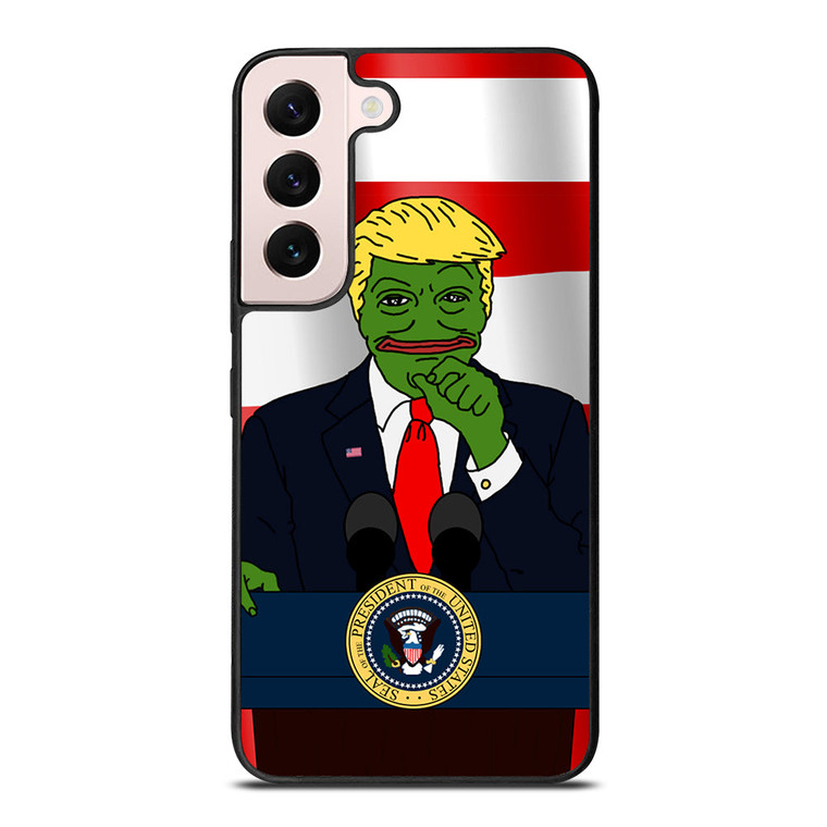 PEPE THE SMUG FROG DONALD TRUMP Samsung Galaxy S22 Plus Case Cover
