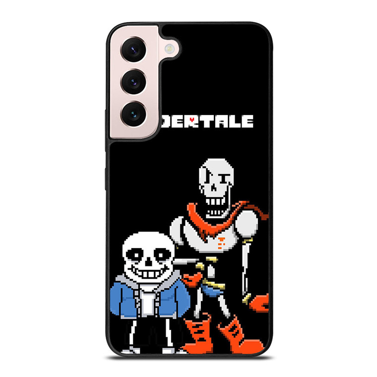 PAPYRUS AND SANS UNDERTALE 8BIT Samsung Galaxy S22 Plus Case Cover