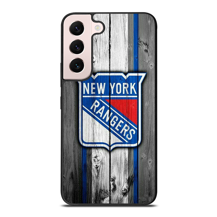 NEW YORK RANGERS WOODEN Samsung Galaxy S22 Plus Case Cover