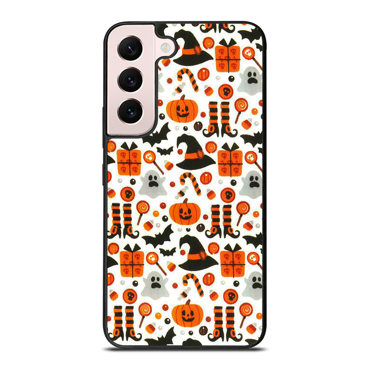HALLOWEEN WITCH PUMPKIN PATTERN Samsung Galaxy S22 Plus Case Cover