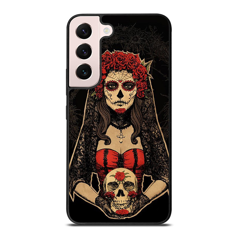 DAY OF THE DEAD ART Samsung Galaxy S22 Plus Case Cover