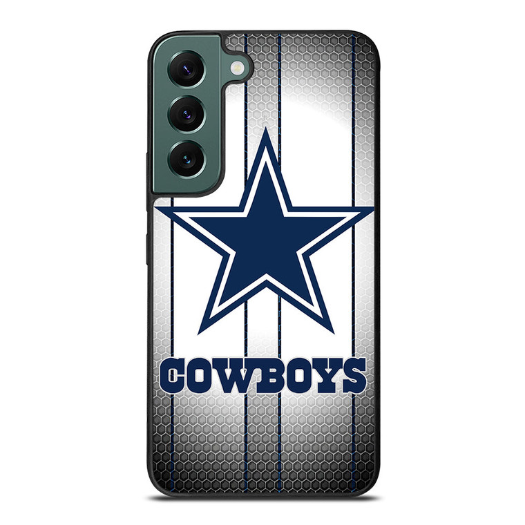 DALLAS COWBOYS SILVER METAL Samsung Galaxy S22 Case Cover