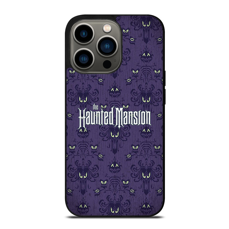 DISNEY HAUNTED MANSION PATTERN LOGO iPhone 13 Pro Case Cover
