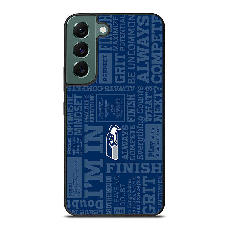 SEATTLE SEAHAWKS MANTRA Samsung Galaxy S22 Case Cover