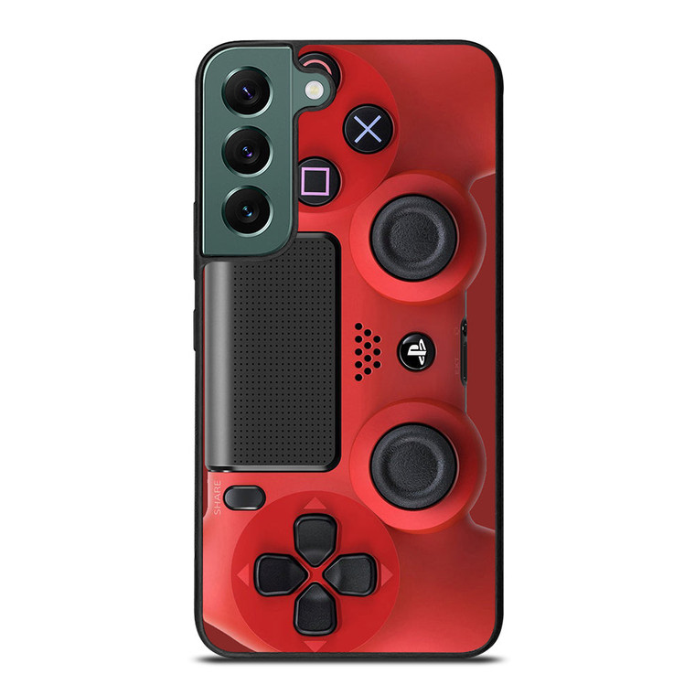 PS4 CONTROLLER PLAYSTATION RED Samsung Galaxy S22 Case Cover