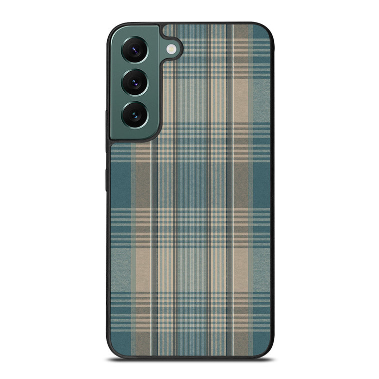 PLAID GREY Samsung Galaxy S22 Case Cover