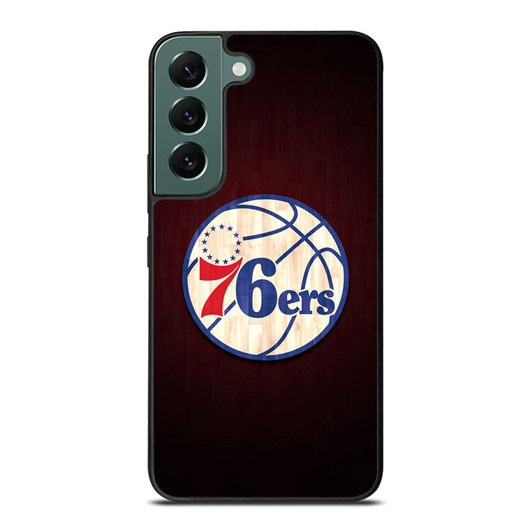 PHILADELPHIA 76ERS WOODEN LOGO Samsung Galaxy S22 Case Cover