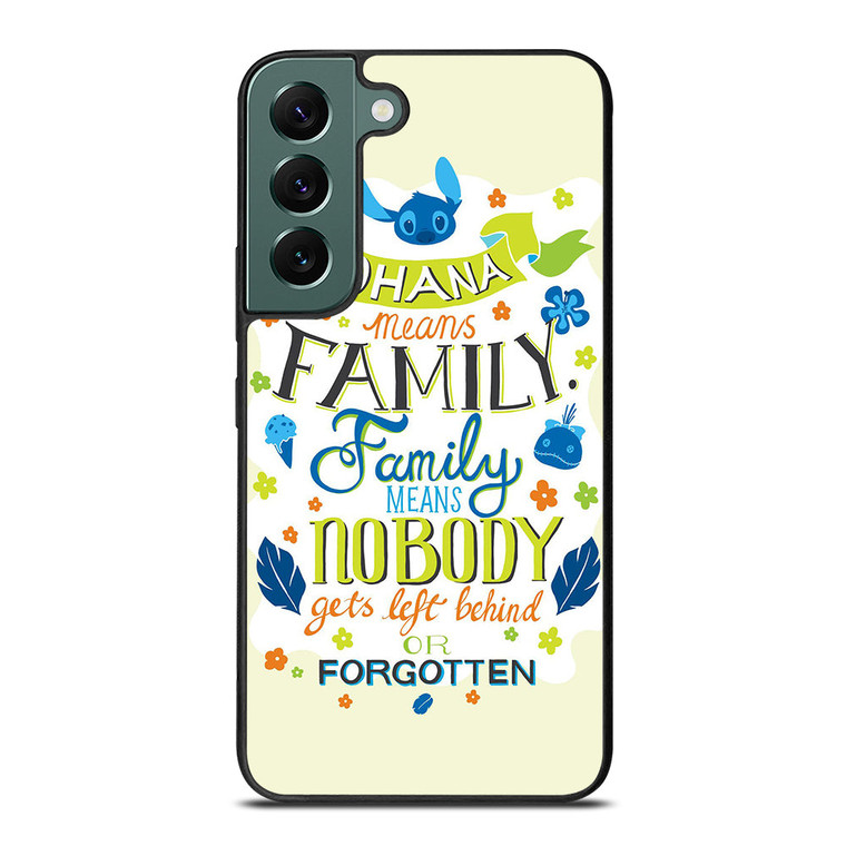 OHANA MEANS FAMILY Samsung Galaxy S22 Case Cover OHANA MEANS FAMILY Samsung Galaxy S22 Case Cover