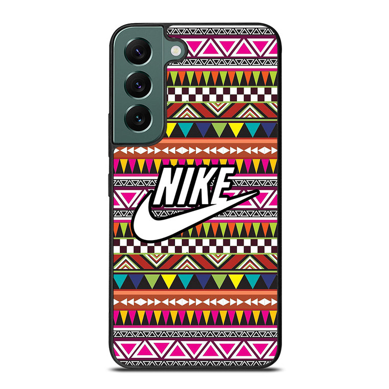 NIKE AZTEC PATTERN 3 Samsung Galaxy S22 Case Cover
