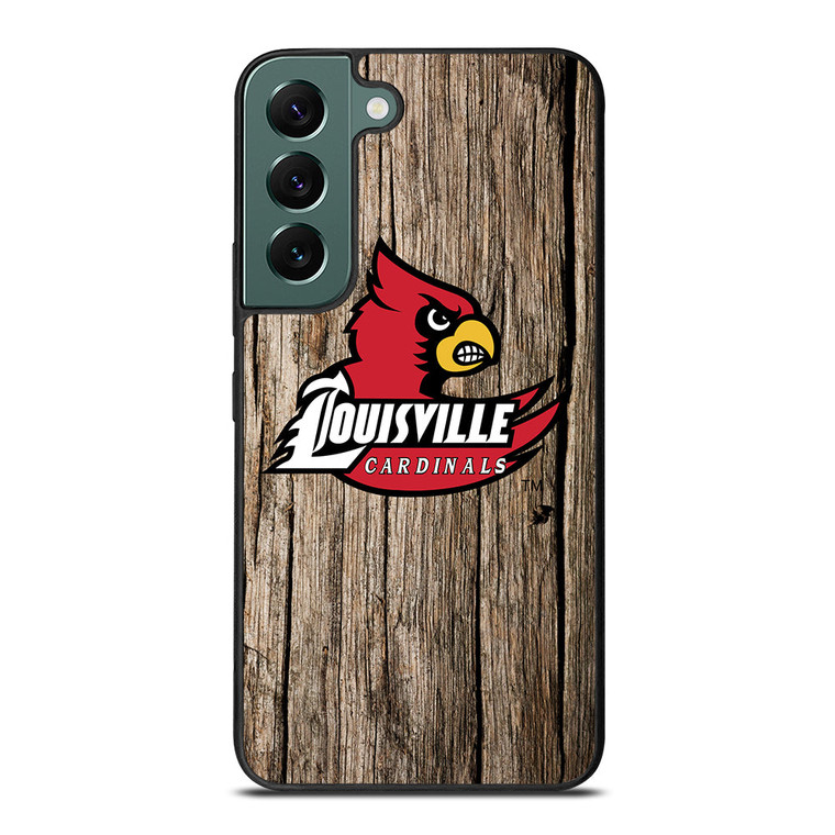 LOUISVILLE CARDINALS WOODEN Samsung Galaxy S22 Case Cover