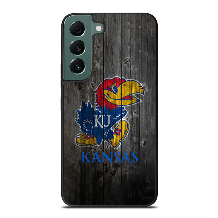 KANSAS JAYHAWKS WOODEN LOGO Samsung Galaxy S22 Case Cover