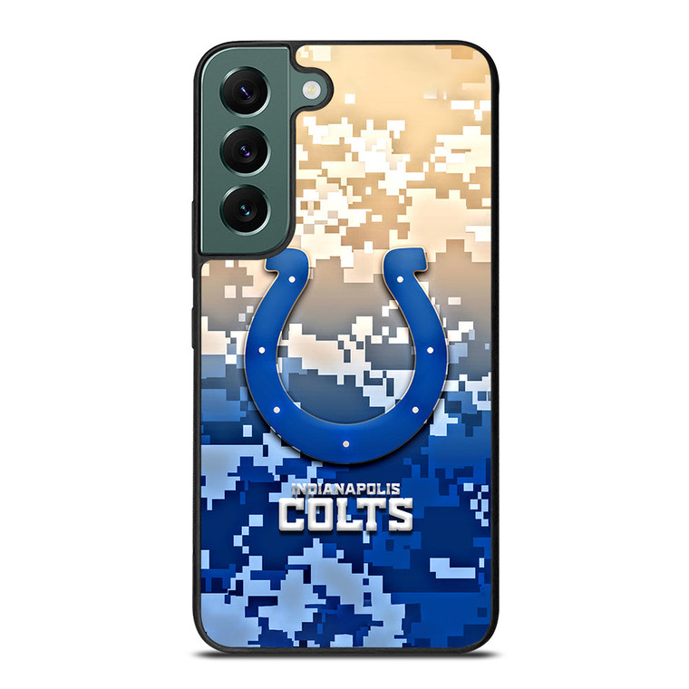 INDIANAPOLIS COLTS CAMO LOGO Samsung Galaxy S22 Case Cover