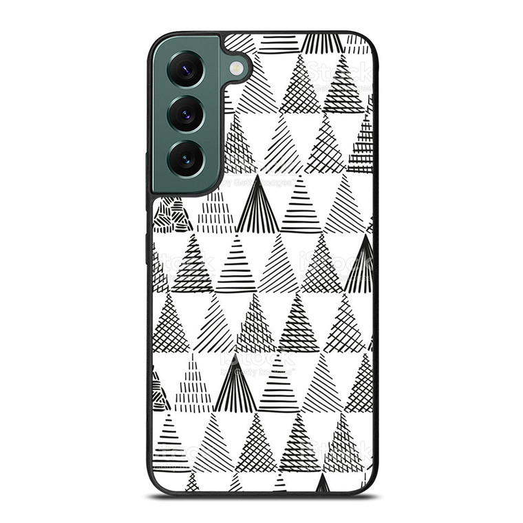 HERRINGBONE TRIANGLE Samsung Galaxy S22 Case Cover
