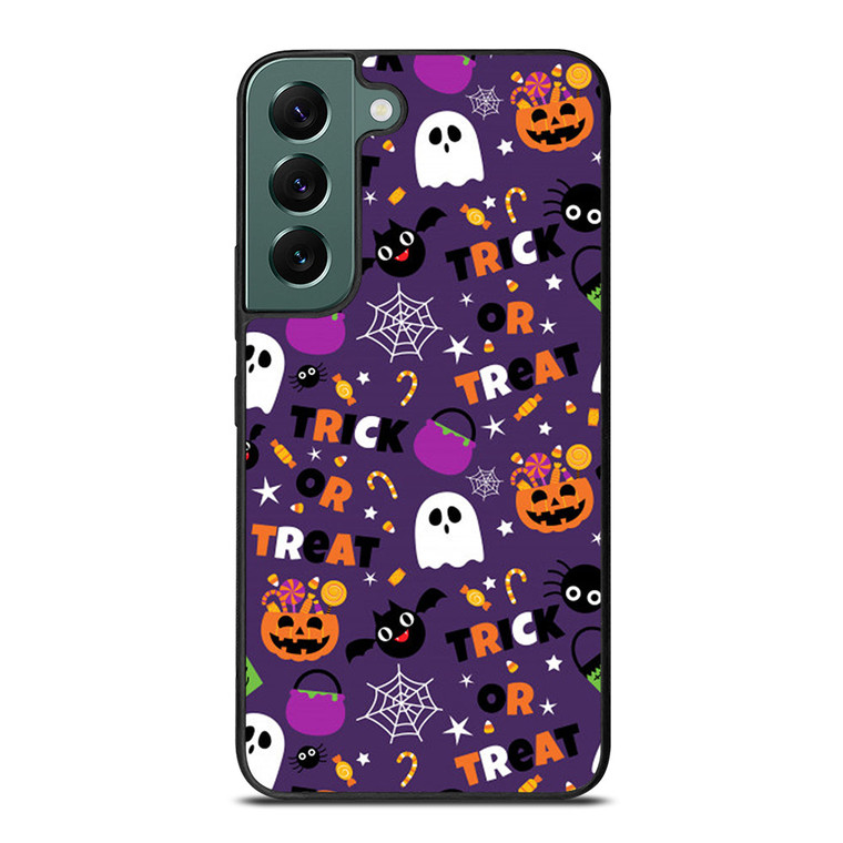 HALLOWEEN WITCH PUMPKIN PATTERN 2 Samsung Galaxy S22 Case Cover